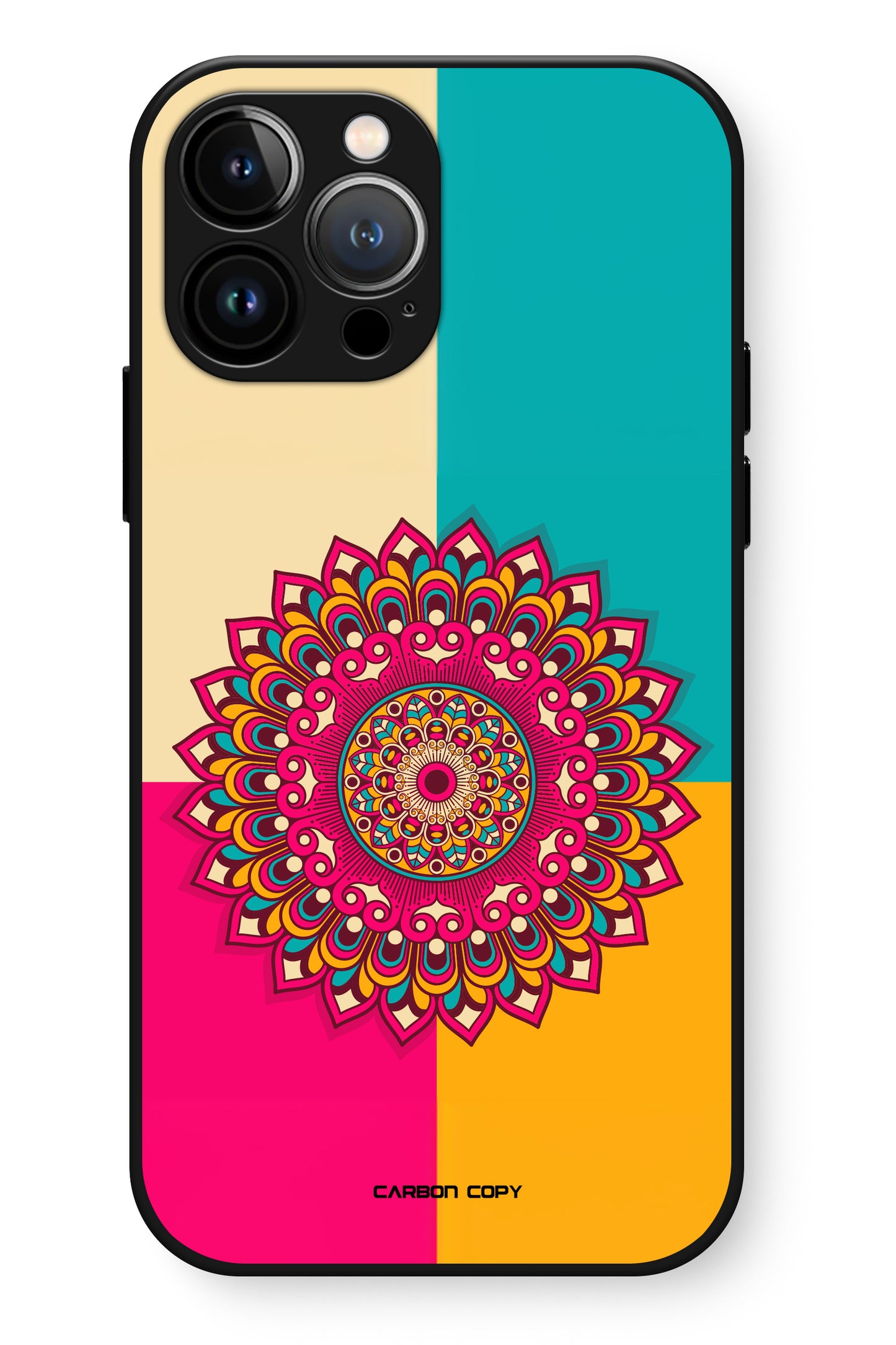 Colorful Mandala Pattern Phone Glass Case