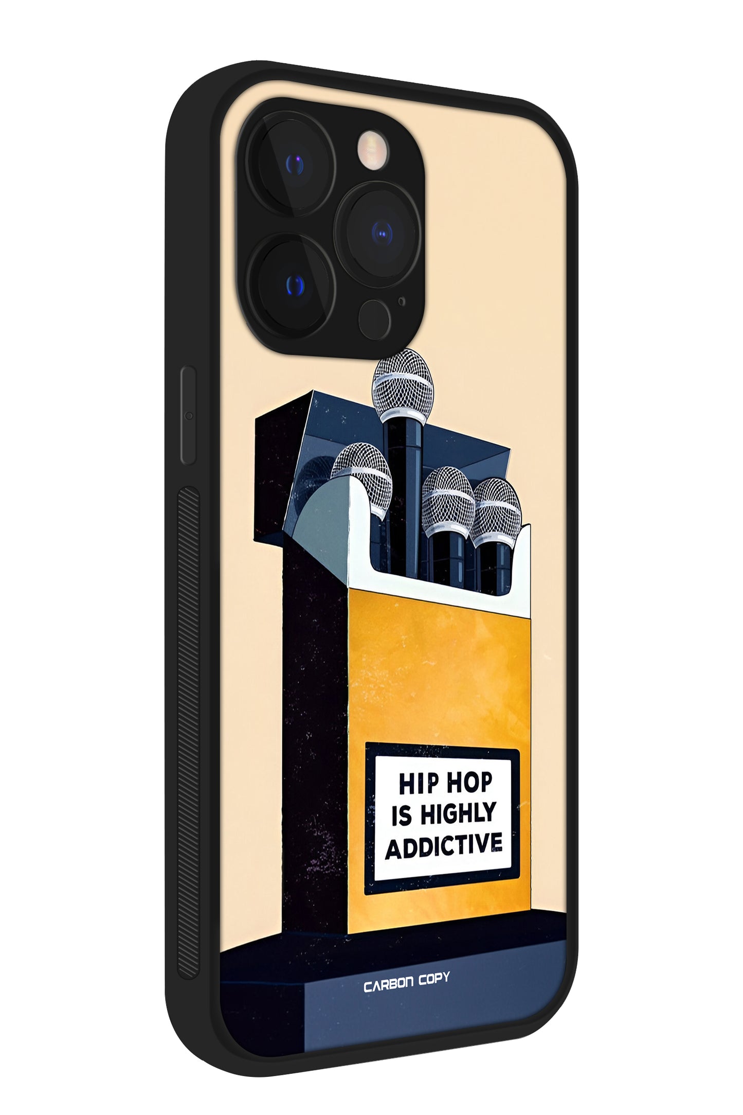 Mic Addiction Premium Phone Glass Case