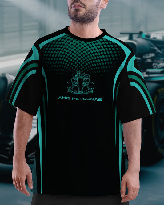 AMG Petronas Lewis Hamilton | CARBON COPY | Premium Oversized T-shirt
