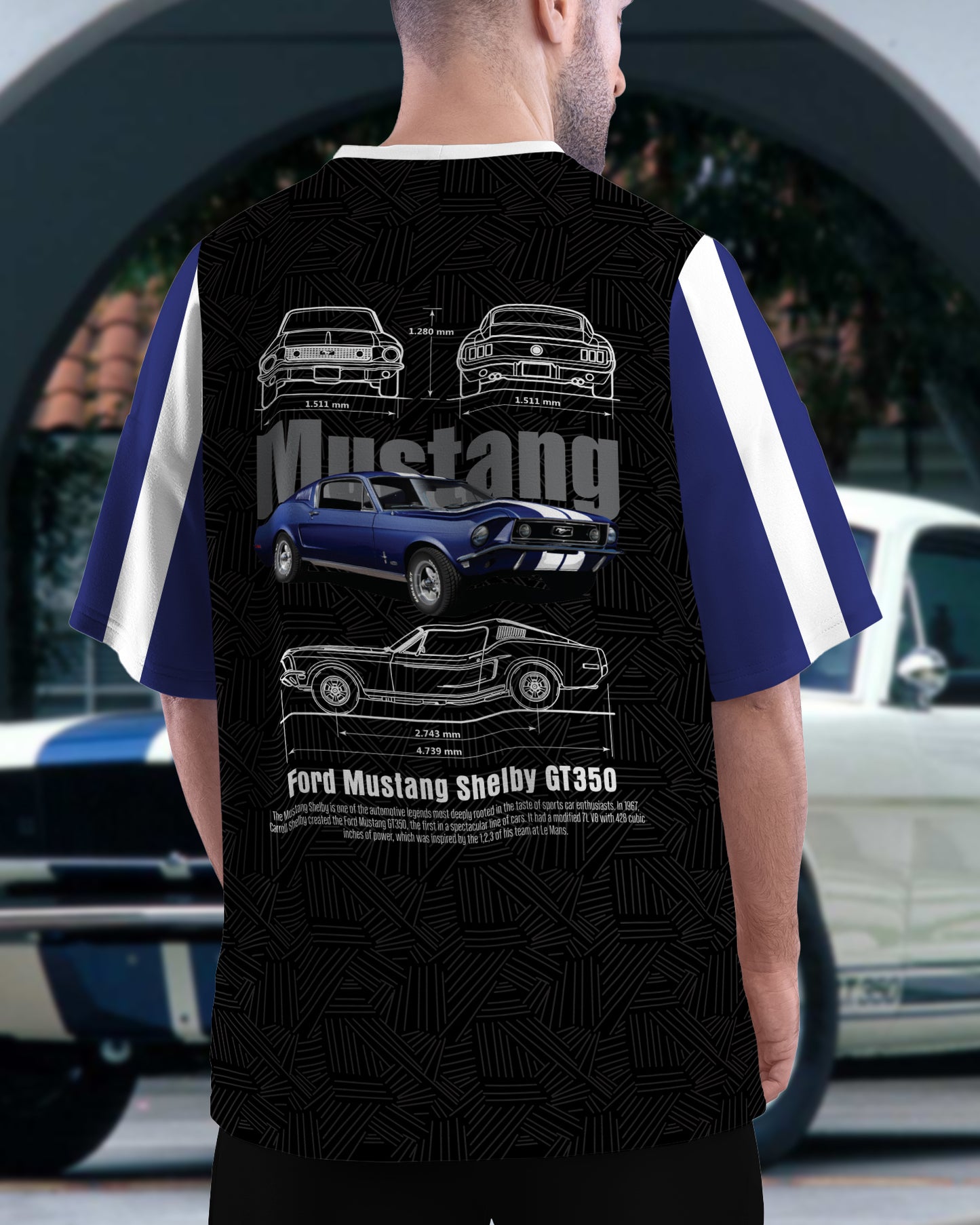Ford Mustang | CARBON COPY | Premium Oversized T-shirt