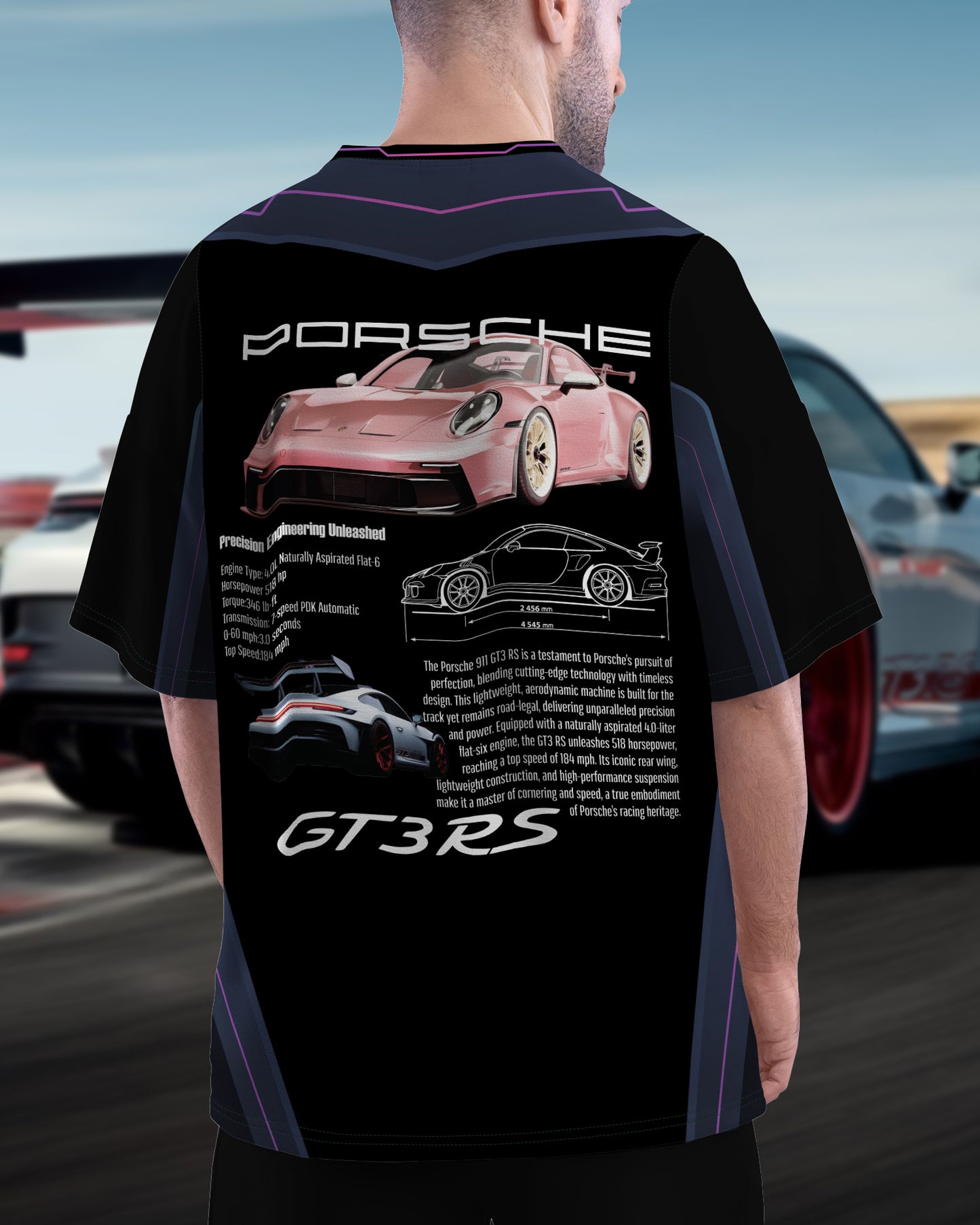 Porsche GT3 RS | CARBON COPY | Premium Oversized T-shirt