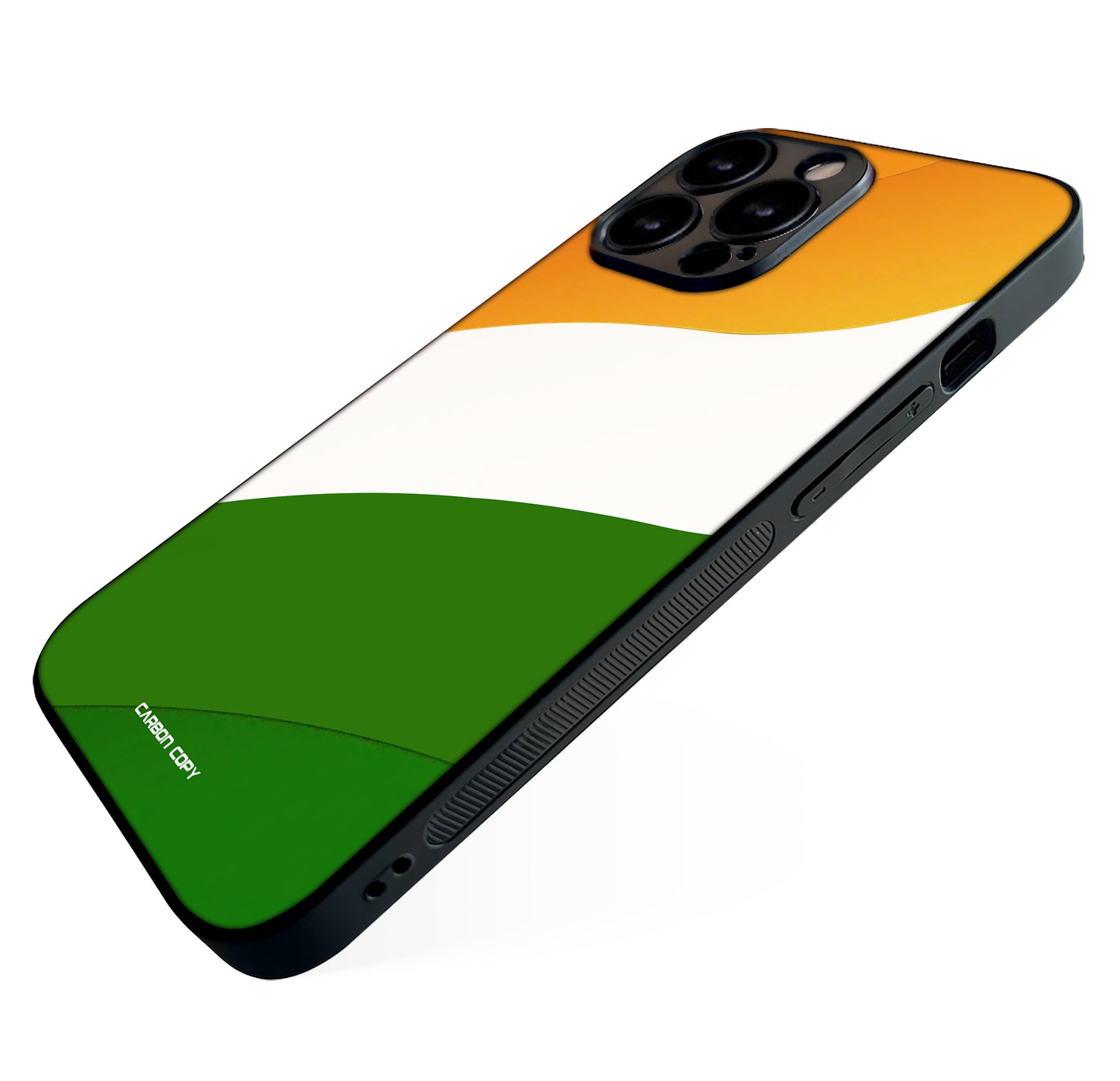 Tiranga Spirit Pattern Premium Phone Glass