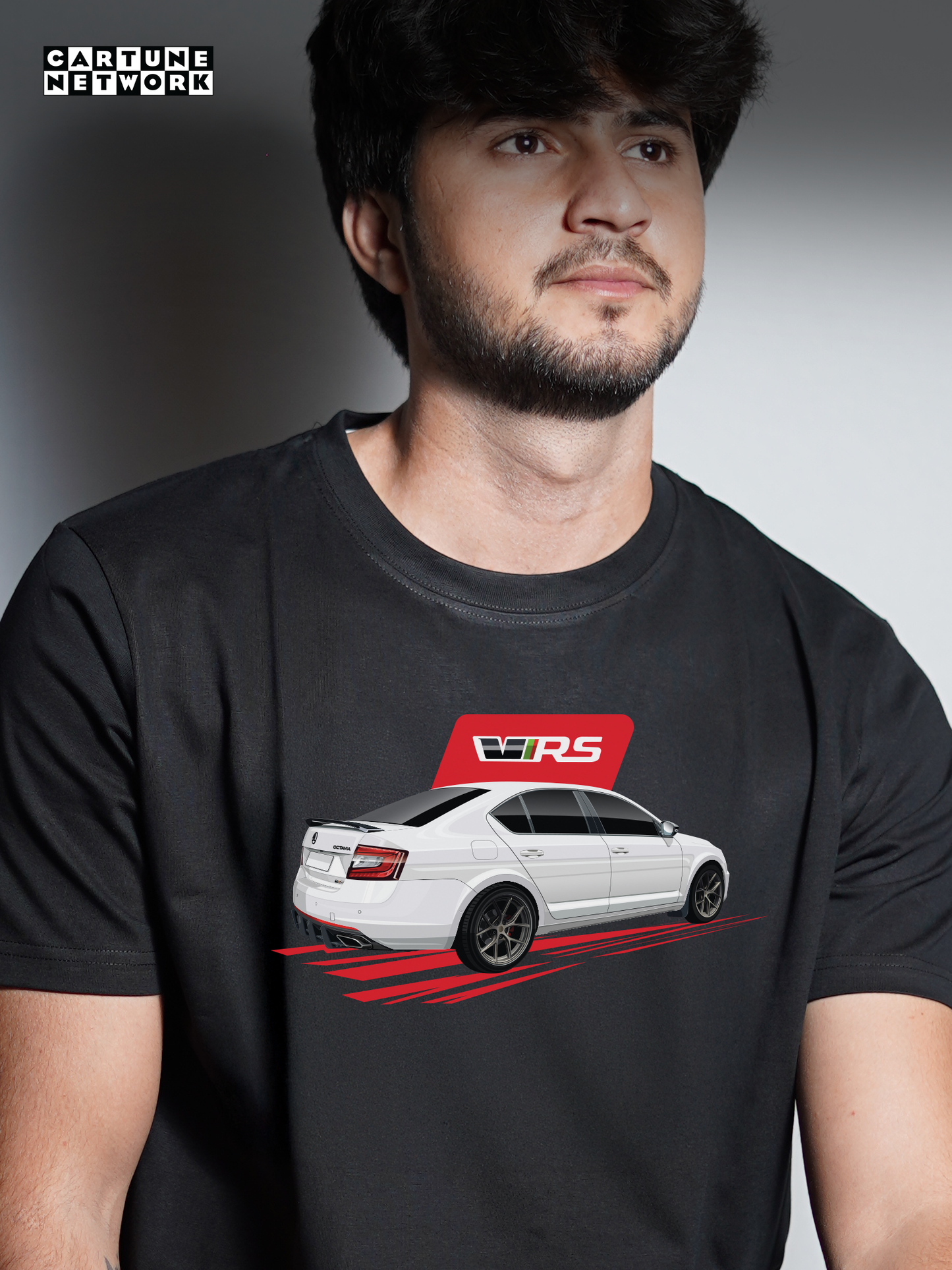 Skoda Octavia VRS |  Cartune Network x CARBON COPY | Premium Unisex T-Shirt