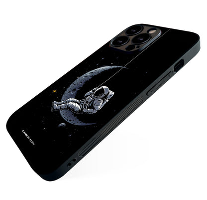 Space Traveler Phone Glass Case