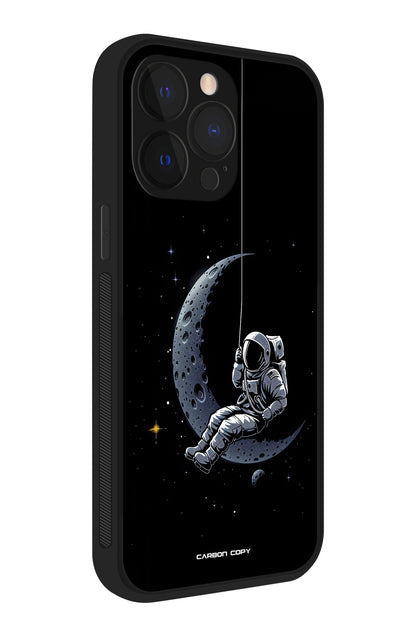 Space Traveler Phone Glass Case