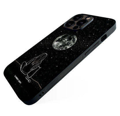 Moonlit Companion Phone Glass Case