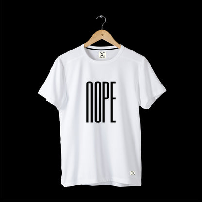 Nope | CARBON-COPY | Premium Smart-Fit | Unisex T-Shirt | White T-Shirt