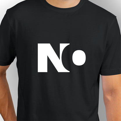 No | CARBON-COPY | Premium Smart-Fit | Unisex T-Shirt| Black | T-Shirt 