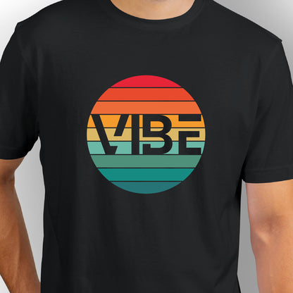 VIBE | CARBON-COPY | Premium Smart-Fit | Unisex T-Shirt| Black | T-Shirt 