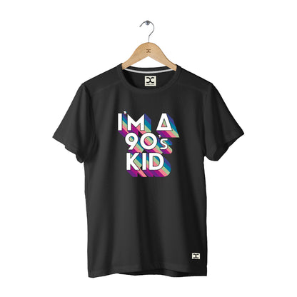 90's Kid | CARBON-COPY | Premium Smart-Fit | Unisex T-Shirt| Black T-Shirt 