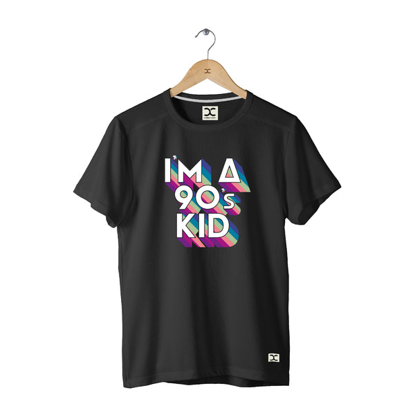 90's Kid | CARBON-COPY | Premium Smart-Fit | Unisex T-Shirt| Black T-Shirt 
