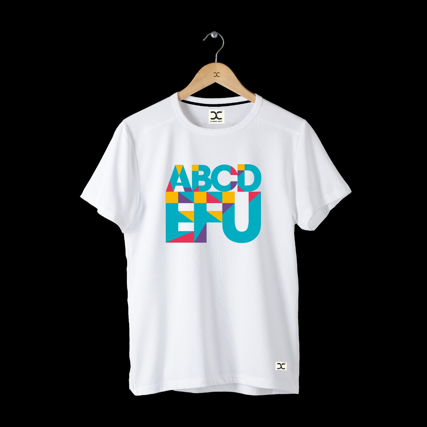 ABCDEFU | CARBON-COPY | Premium Smart-Fit | Unisex T-Shirt| White T-Shirt