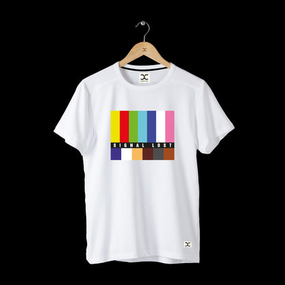 Signal Lost | CARBON-COPY | Premium Smart-Fit | Unisex T-Shirt| White T-Shirt