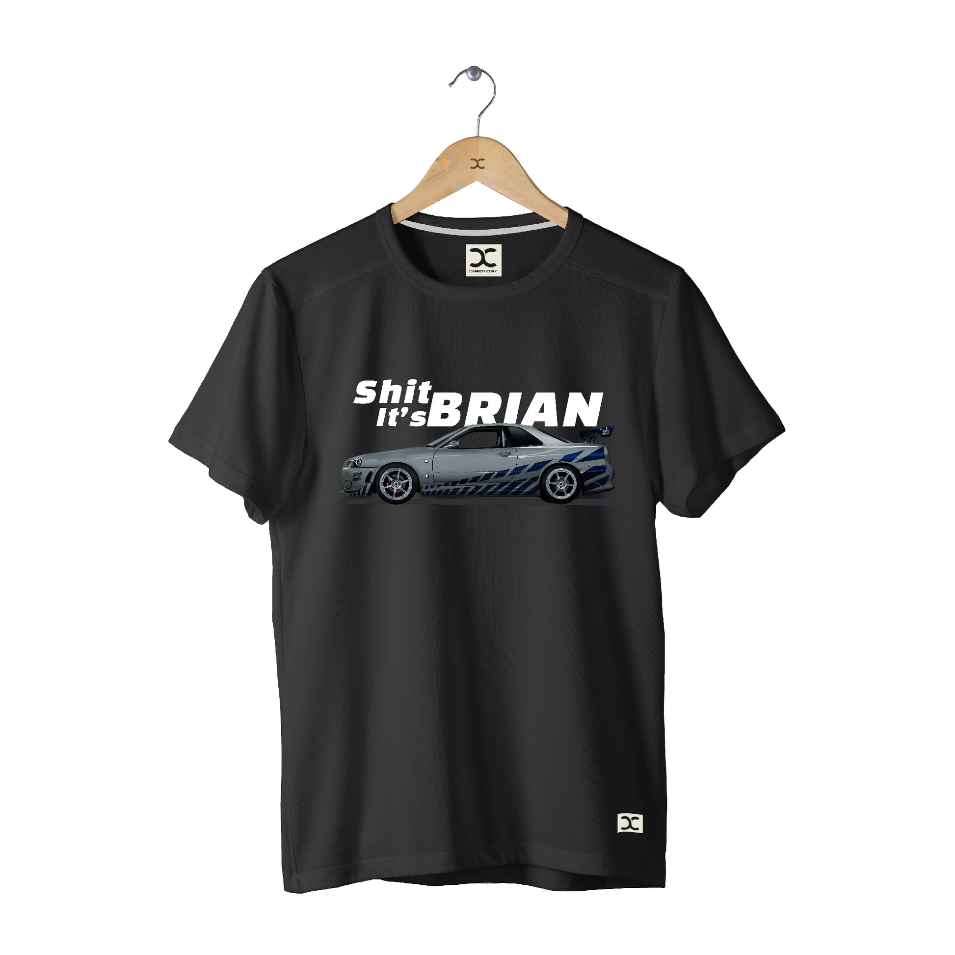 Nissan Skyline GT-R R34 | CARBON-COPY | Premium Smart-Fit | Unisex T-Shirt| Black | T-Shirt