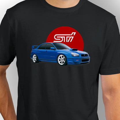 Subaru Impreza WRX STI| CARBON-COPY | Premium Smart-Fit | Unisex T-Shirt| Black T-Shirt