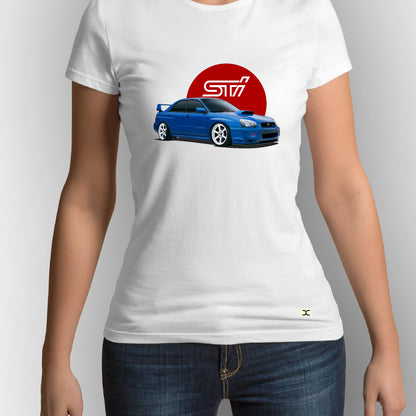 Subaru Impreza WRX STI| CARBON-COPY | Premium Smart-Fit | Unisex T-Shirt| White T-Shirt