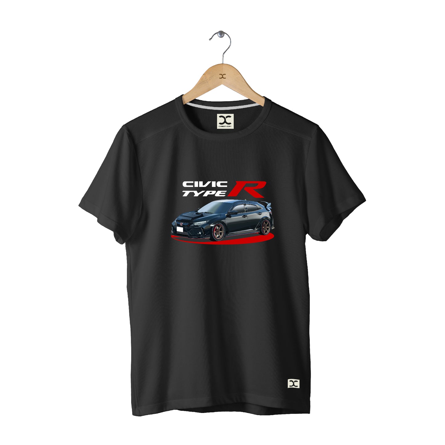 Honda Civic Type R | CARBON-COPY | Premium Smart-Fit | Unisex T-Shirt| Black T-Shirt