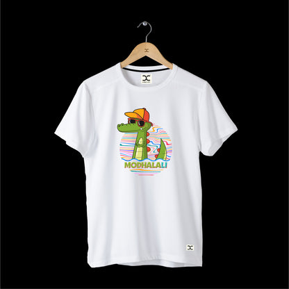 Modhalali | CARBON-COPY | Premium Smart-Fit | Unisex T-Shirt| White | T-Shirt