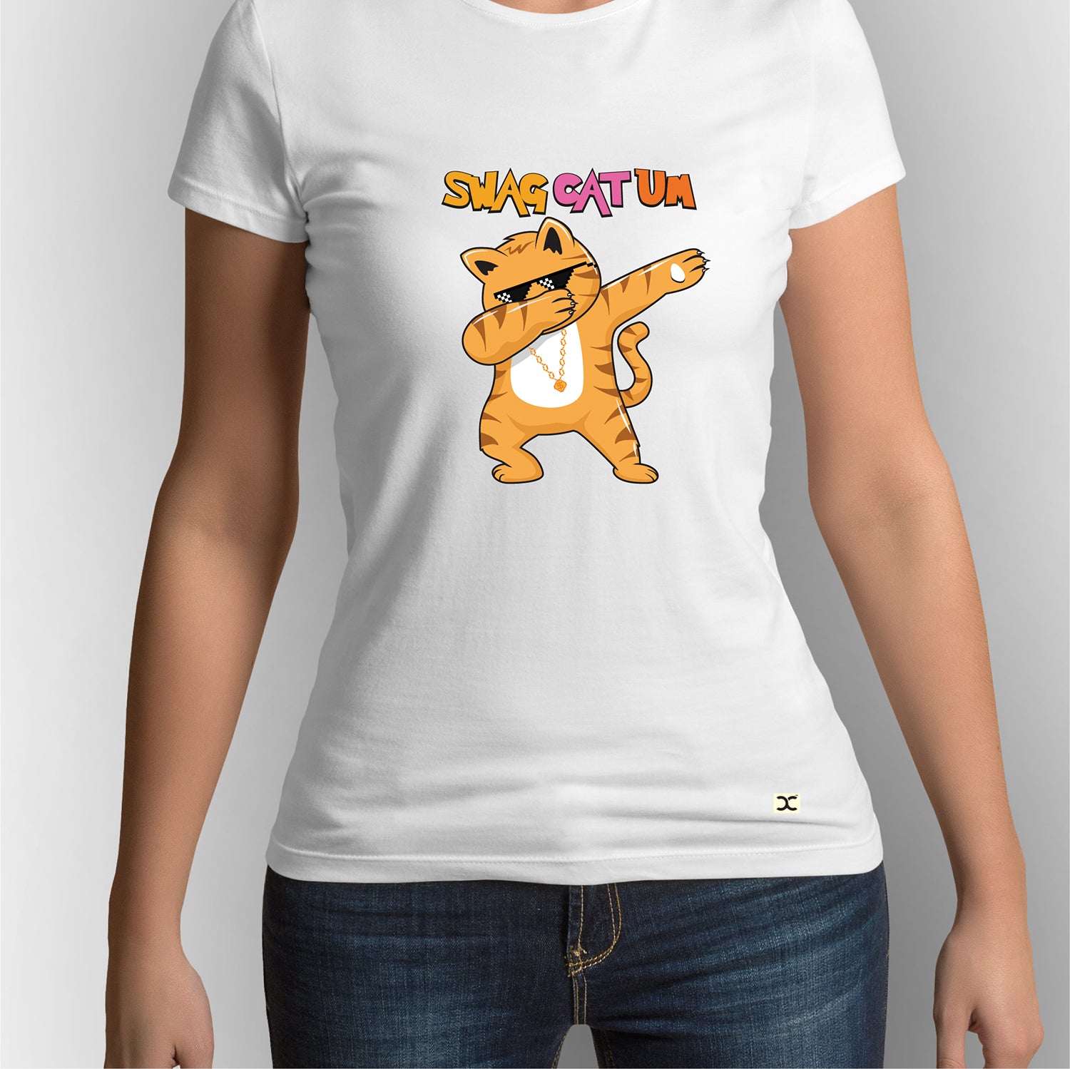 Swagatham | CARBON-COPY l Premium Smart-Fit l Unisex T-Shirt | White T-Shirt